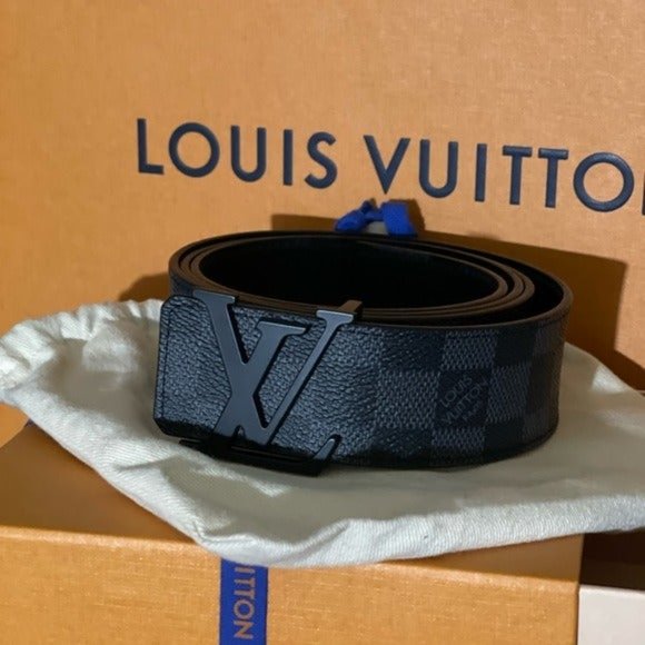 Loüis Vüitton Damier Graphite Belt Sz 95 - Picture 3 of 11
